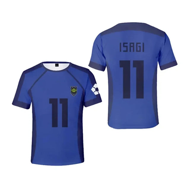 Blue Lock Eleven Team Anime Cosplay Jersey - BYTOODAY