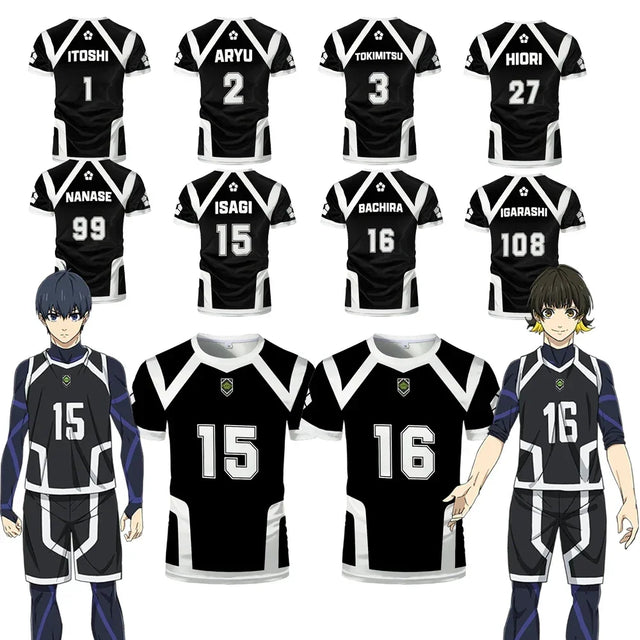 Blue Lock Team A Custom Jersey - BYTOODAY