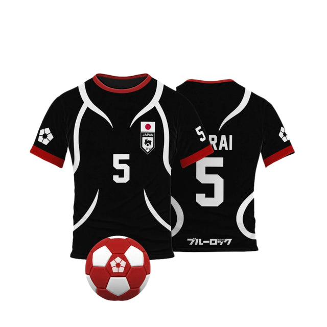 Blue Lock U20 Japan Team Custom Black Jersey - BYTOODAY
