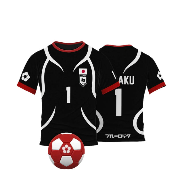Blue Lock U20 Japan Team Custom Black Jersey - BYTOODAY