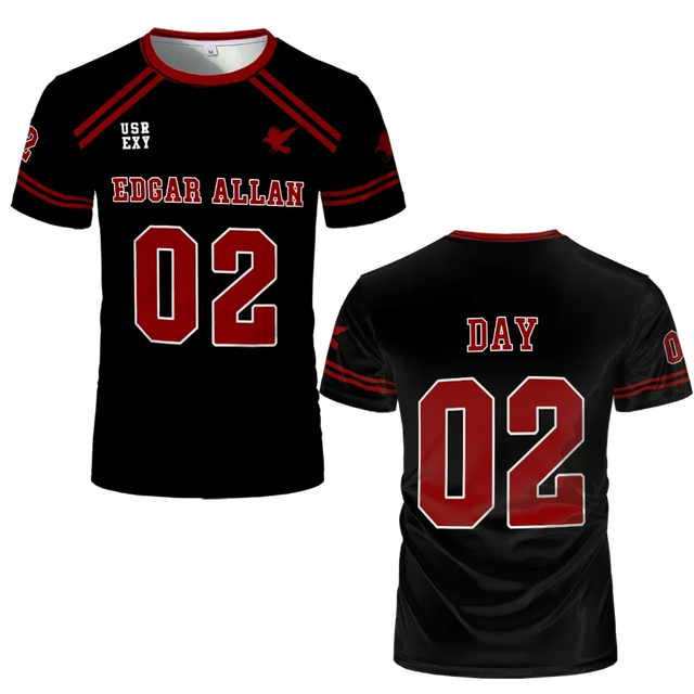 Edgar Allan Ravens The Foxhole Court Custom Jersey - BYTOODAY