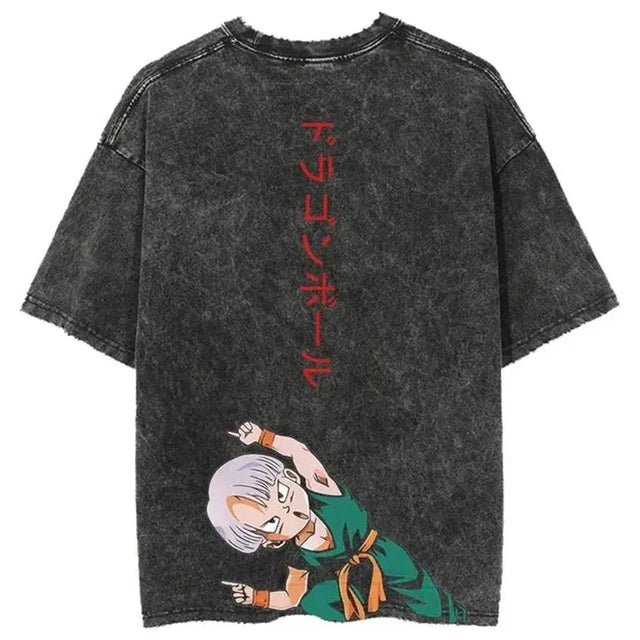 Fusion Custom Black T-shirt Dragon Ball - Item - BYTOODAY