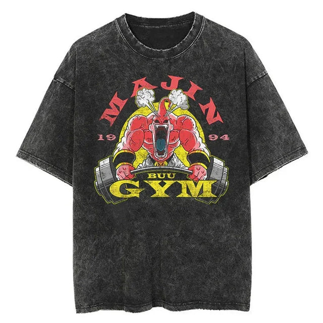 GYM Custom Black T-shirt Dragon Ball - Item - BYTOODAY