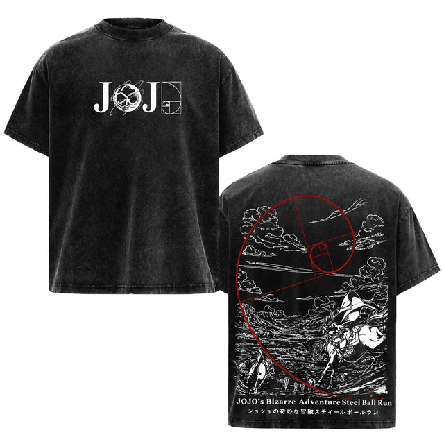 JJBA - Steel Ball Run Golden Ratio Custom T-shirt - BYTOODAY