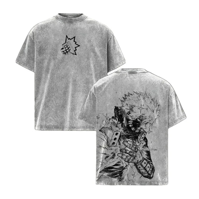 MHA - Katsuki Bakugo Grenade Custom T-shirt - BYTOODAY