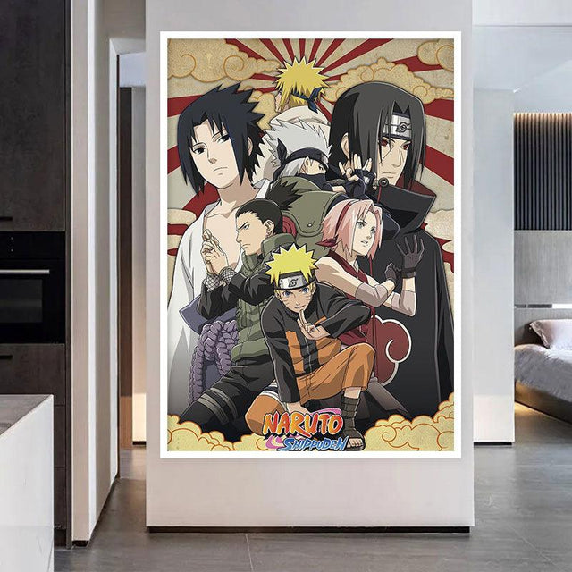 Poster Custom Wall Decoration Shonen Naruto - Item - BYTOODAY