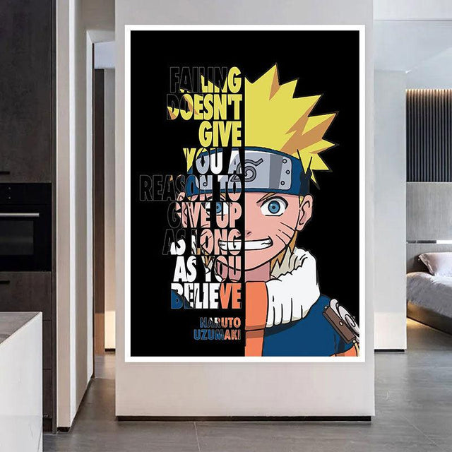 Poster Custom Wall Decoration Shonen Naruto - Item - BYTOODAY