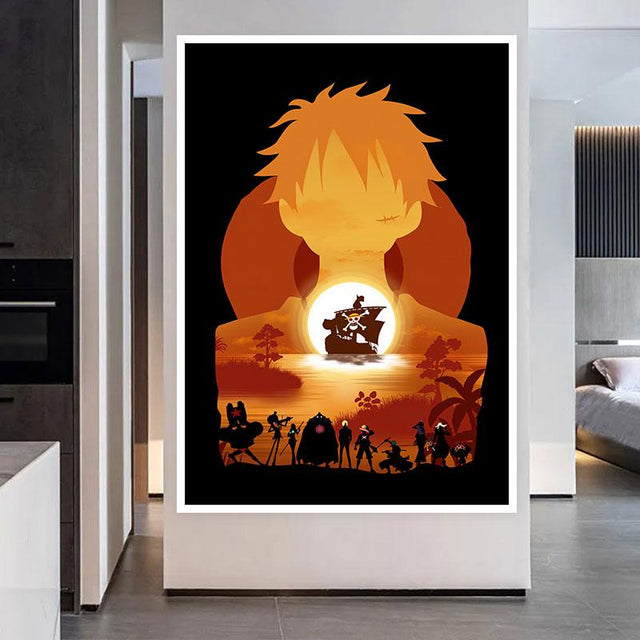 Poster Custom Wall Decoration Shonen One Piece - Item - BYTOODAY