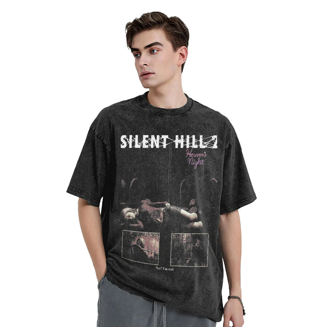 SH2 "Heaven's Night" Custom Black T-shirt - BYTOODAY
