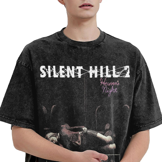 SH2 "Heaven's Night" Custom Black T-shirt - BYTOODAY