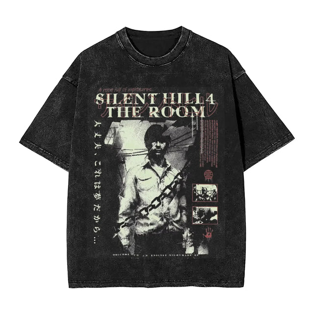 SH4 "The Room" Custom Black T-shirt - BYTOODAY