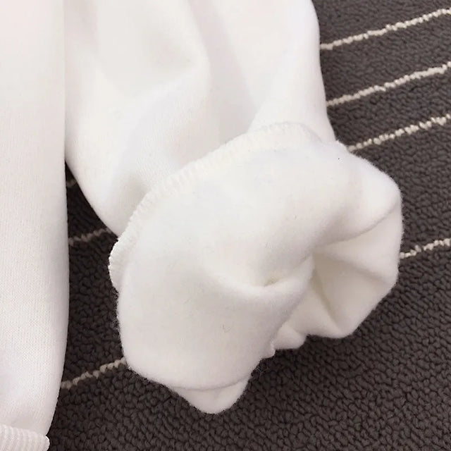 Hübscher Kawaii Katzen Paar Gemusterter Hoodie