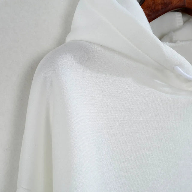 Hübscher Kawaii Katzen Paar Gemusterter Hoodie