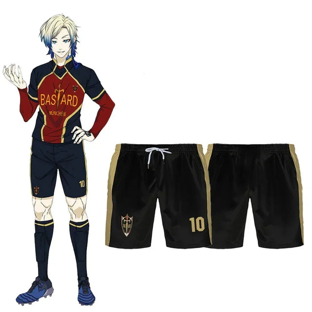 Blue Lock Bastard Munchen Team Custom Shorts - BYTOODAY