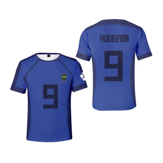 Blue Lock Eleven Team Anime Cosplay Jersey - BYTOODAY