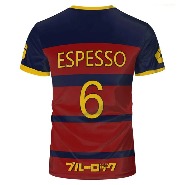 Blue Lock FC Barcha Cosplay Anime Custom Jersey - BYTOODAY