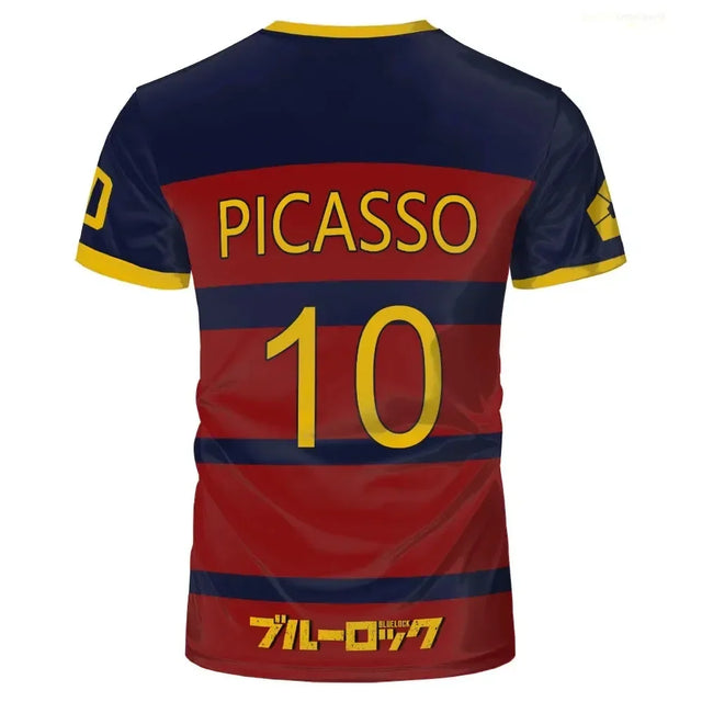 Blue Lock FC Barcha Cosplay Anime Custom Jersey - BYTOODAY