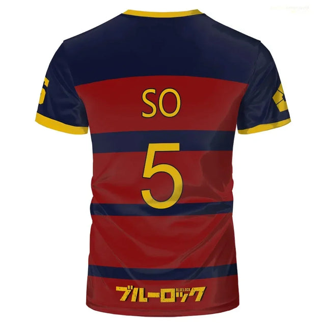 Blue Lock FC Barcha Cosplay Anime Custom Jersey - BYTOODAY