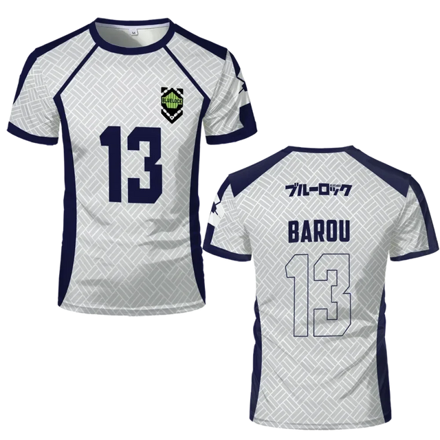 Blue Lock Team White Custom Jersey - BYTOODAY