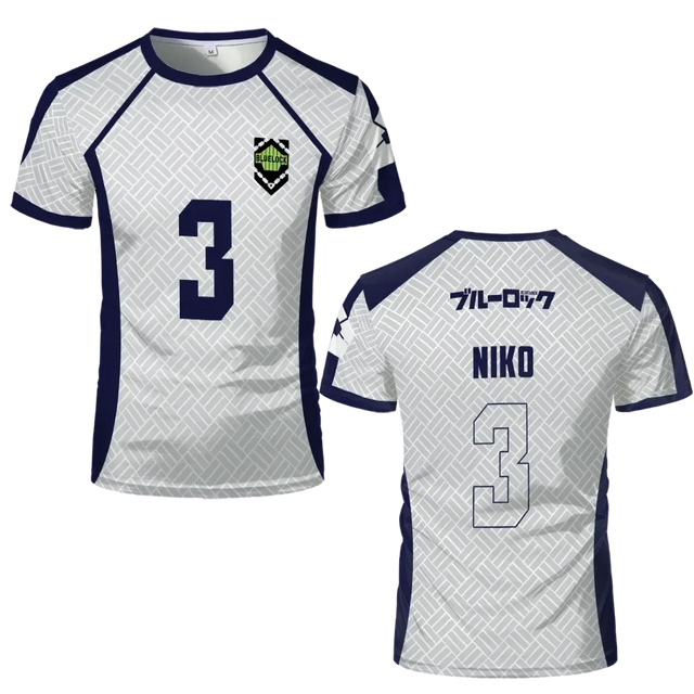 Blue Lock Team White Custom Jersey - BYTOODAY