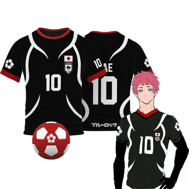 Blue Lock U20 Japan Team Custom Black Jersey - BYTOODAY