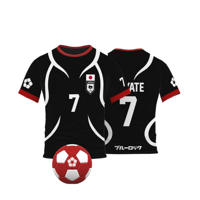 Blue Lock U20 Japan Team Custom Black Jersey - BYTOODAY