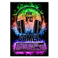 Colorful Neon Style Wall Decoration Poster for Gamer - Item - BYTOODAY