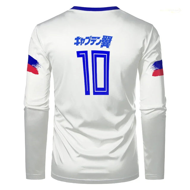 Cosplay Football Anime Tsubasa Long Sleeve Jersey - Item - BYTOODAY