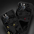 Custom Black iPhone Case (5 to X) with Naruto Characters - Item - BYTOODAY