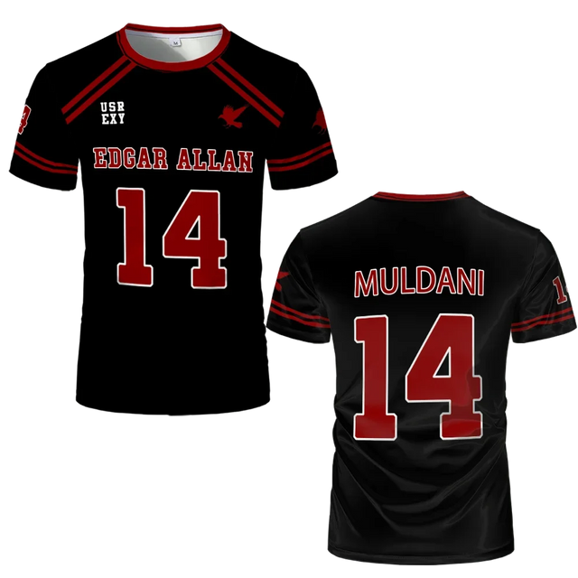 Edgar Allan Ravens The Foxhole Court Custom Jersey - BYTOODAY