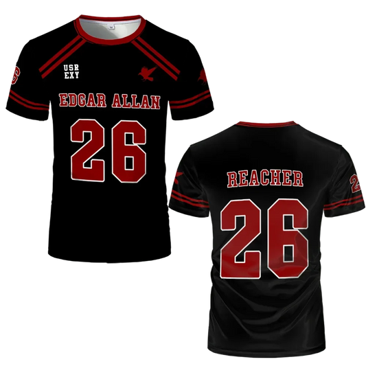 Edgar Allan Ravens The Foxhole Court Custom Jersey - Item - BYTOODAY