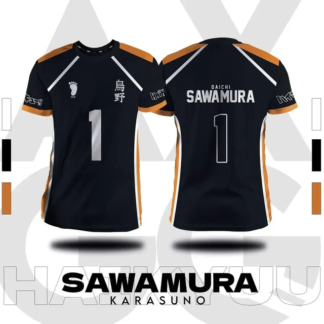 Haikyu Cosplay Karasuno Team Jersey - BYTOODAY