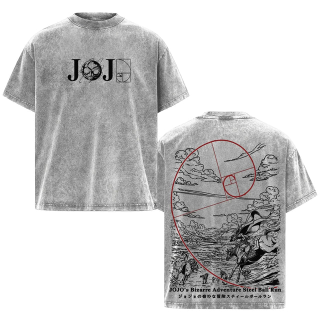 JJBA - Steel Ball Run Golden Ratio Custom T-shirt - BYTOODAY