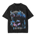 JJK - SATORU Custom Black T-shirt - BYTOODAY