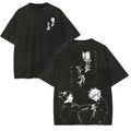 JJK -Satoru x Suguru Custom Black T-shirt - BYTOODAY