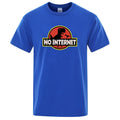 Jurassic Park Themed Parody with Google Mini Game Printed T-shirt - Item - BYTOODAY