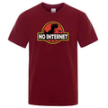 Jurassic Park Themed Parody with Google Mini Game Printed T-shirt - Item - BYTOODAY