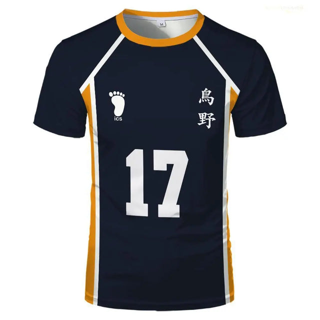 Karasuno High School Team Custom Jersey Haikyu Cosplay - BYTOODAY