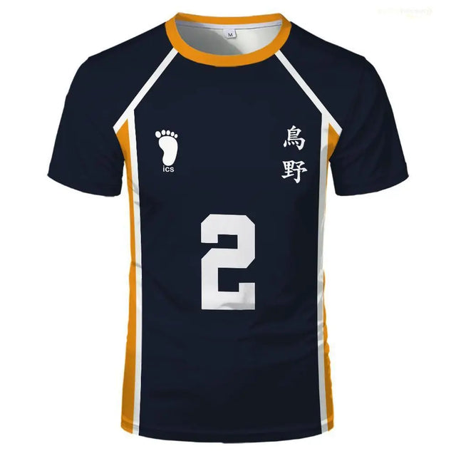 Karasuno High School Team Custom Jersey Haikyu Cosplay - BYTOODAY