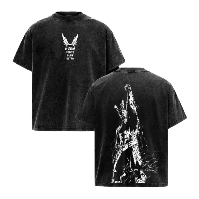 MHA - All Might "PLUS ULTRA" Custom T-shirt - BYTOODAY