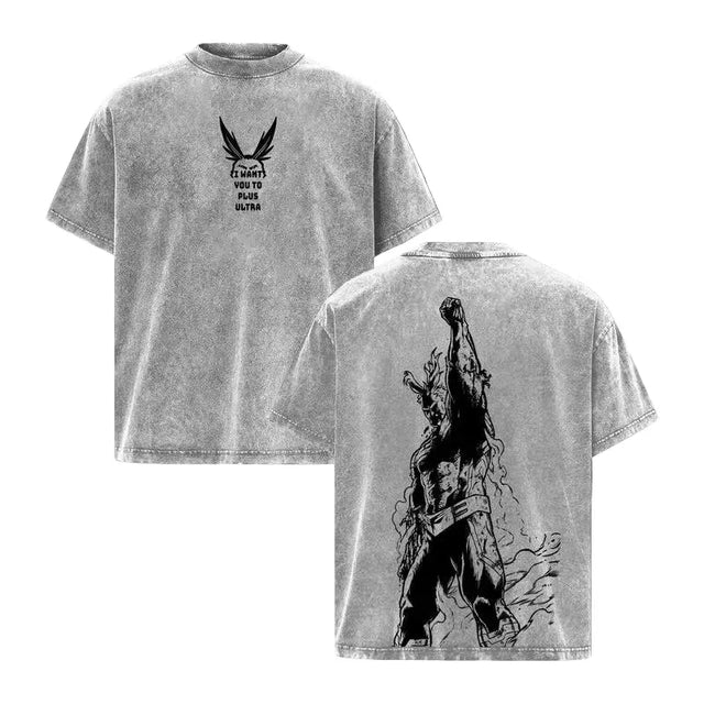 MHA - All Might "PLUS ULTRA" Custom T-shirt - BYTOODAY
