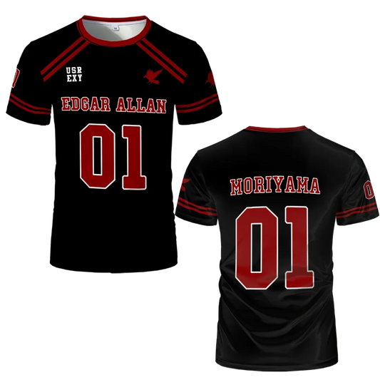 Moriyama Custom Jersey Edgar Allan Ravens The Foxhole Court - Item - BYTOODAY