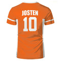 Palmetto State The Foxhole Court Custom Orange Kids Jersey - BYTOODAY