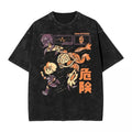 RE2 Leon Kennedy Anime Version Custom Black T-shirt - BYTOODAY