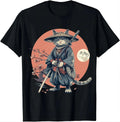 Samurai & Shinobi Cat Pattern Streetwear T-shirt - Item - BYTOODAY