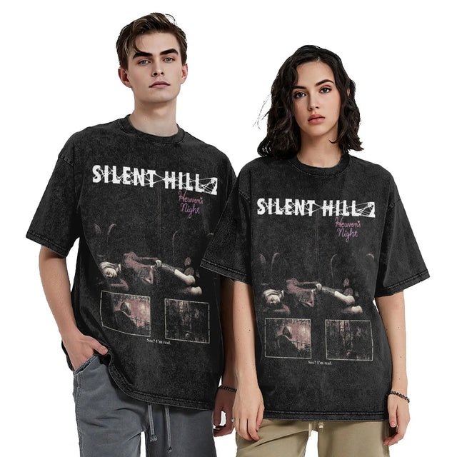 SH2 "Heaven's Night" Custom Black T-shirt - BYTOODAY