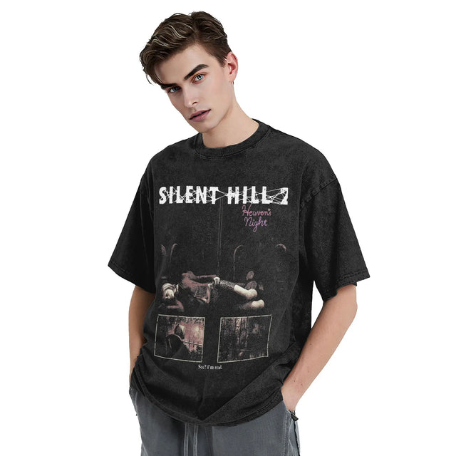 SH2 "Heaven's Night" Custom Black T-shirt - BYTOODAY