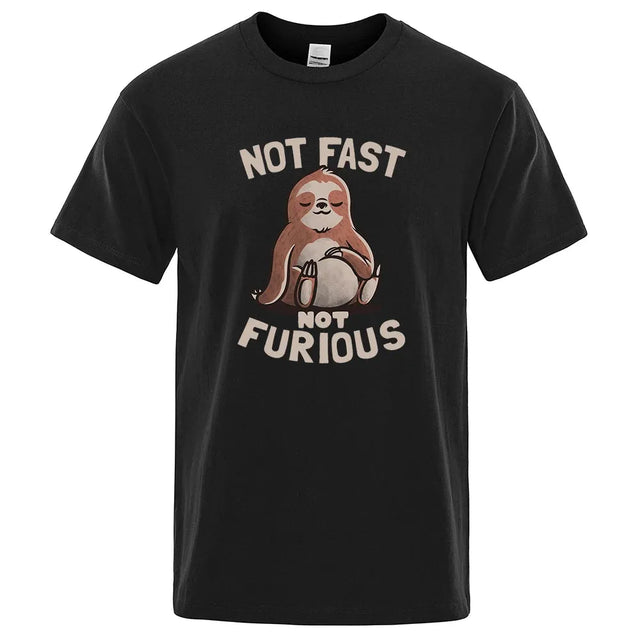 Sloth "Not Fast Not Furious" Casual T-Shirt - Item - BYTOODAY