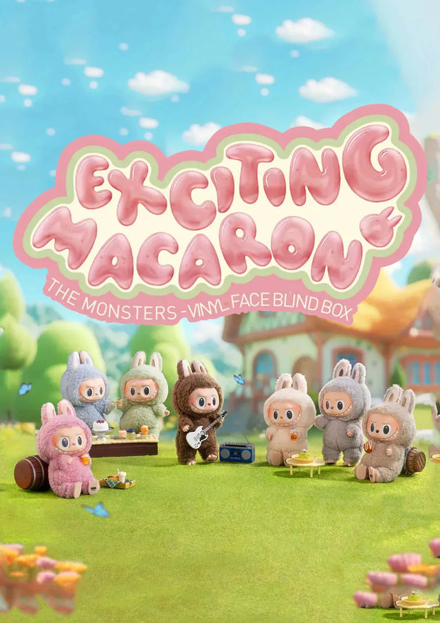 THE MONSTERS (LABUBU) - Exciting Macaron Vinyl Face - Whole Set - Item - BYTOODAY