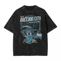 Visit Raccoon City RE Custom Black T-shirt - BYTOODAY